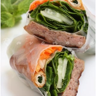 Grilled Pork Spring Rolls (Nem Nướng Cuốn)